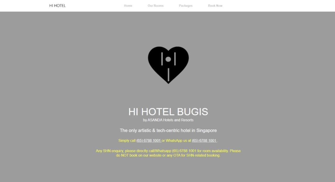 Hi Hotel Singapur Exterior foto